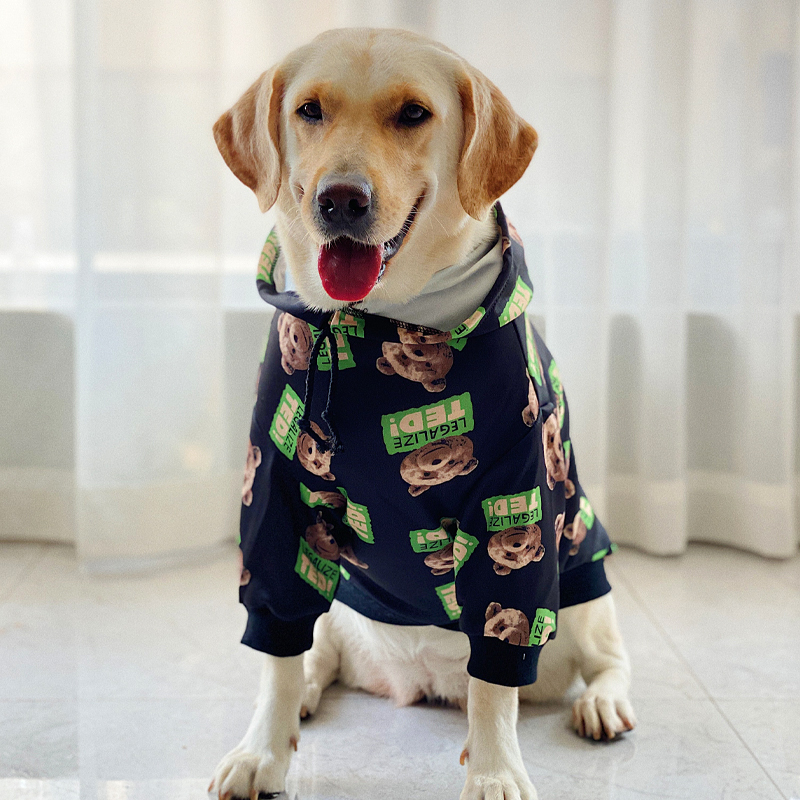 Medium En Grote Hond Kleding En Najaar Dunne Hond Hoodie Golden Retriever Labrador Doberman Hond Kleding Hond Accessoires