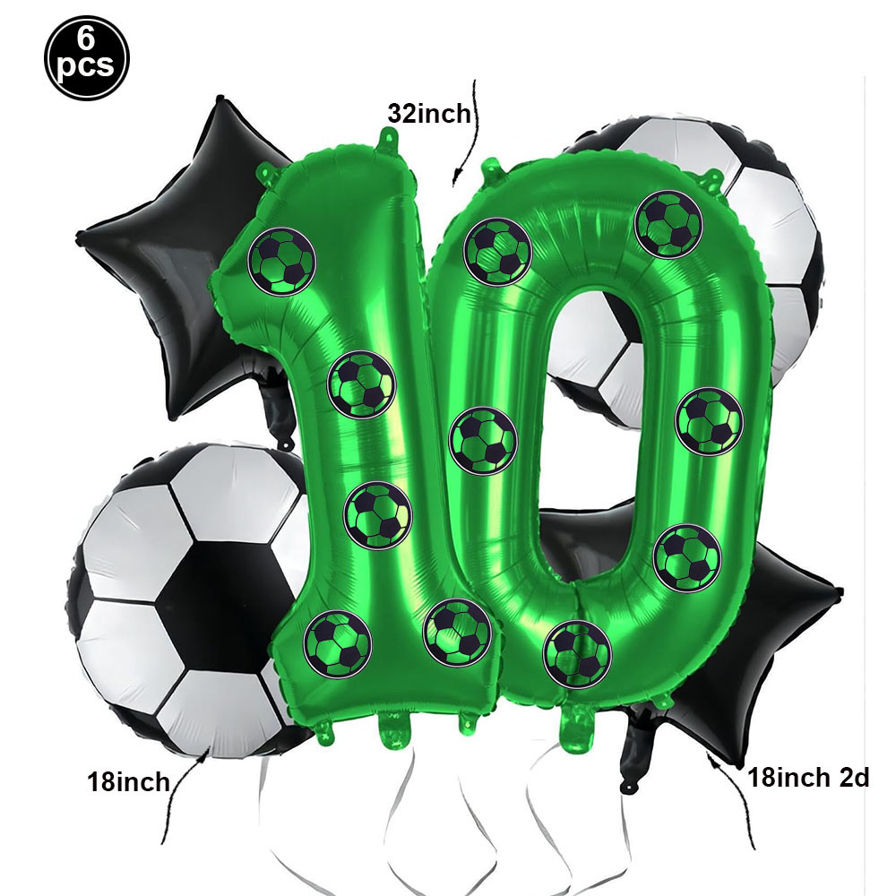 FußBall Ballon Bausatz Geburtstag Dekor für Jungen FußBall Geburtstag Party Lieferungen FußBall Party Ballon FußBall Sport Thema Party Gefälligkeiten