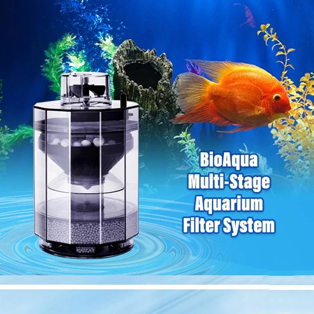 Accesorios para Acuario, sistema de filtro para varias etapas, limpieza de peceras, filtro de Acuario doméstico, Accesorio de Acuario