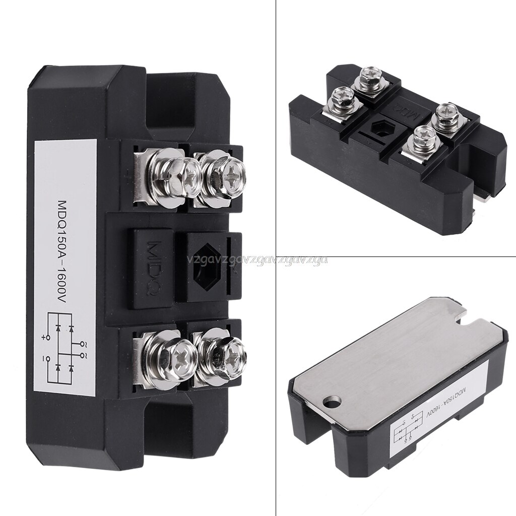MDQ 150A 1600V Black Single-Phase Diode Bridge Rectifier 150A Amp High Power N06 19