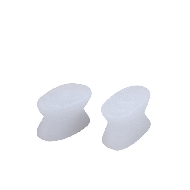 30 Paar Hallux Valgus Gel Bunion Corrector Orthese Voetverzorging Afscheiders Alignment Stijltang Siliconen Grote Teen Beschermer: White Size S