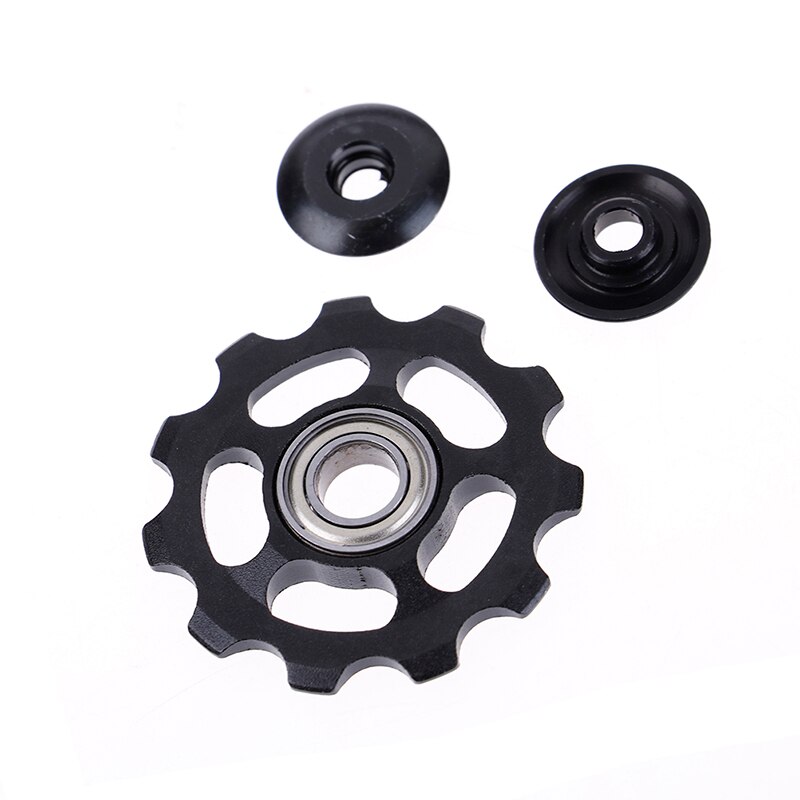 4/5/6mm 11t mtb cykel bakväxel jockey hjullager remskiva vägcykel styrrulle: Svart