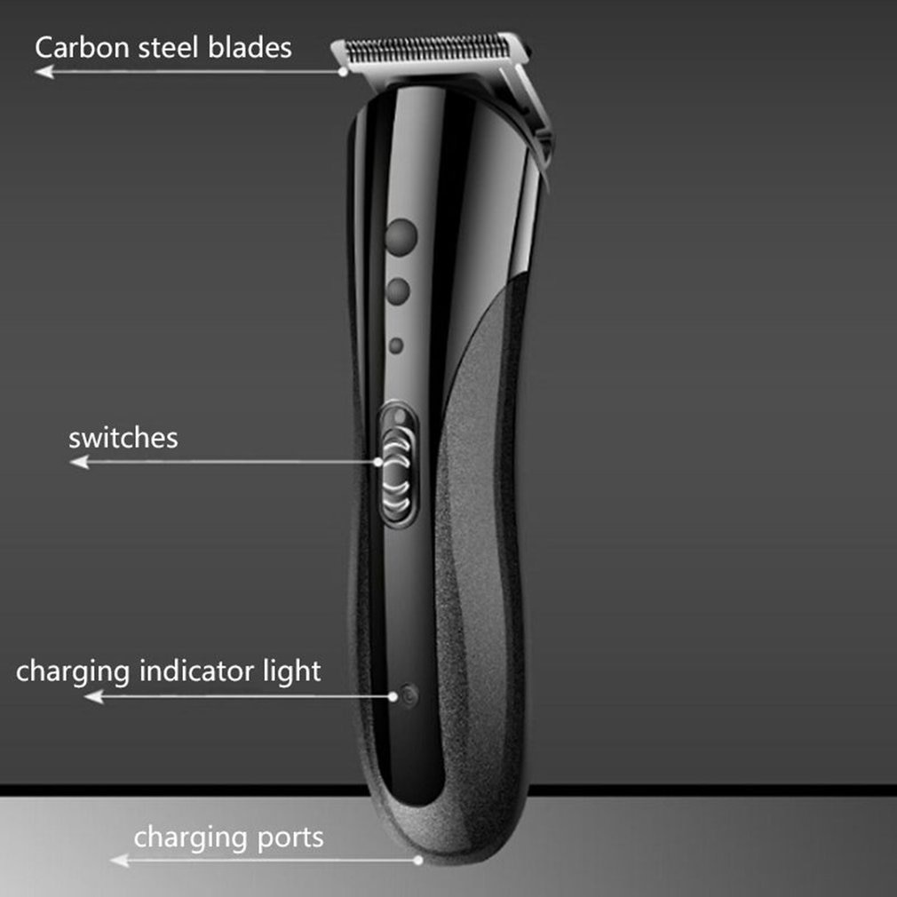 3 In 1 Hair Trimmer Abs + Carbon Steel Rechargeable Hair Clipper Electric Shaver Beard Nose Trimmer Styling Tools 1 Set