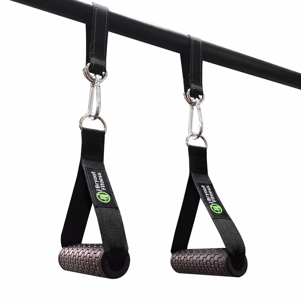 Fitness d-ring tricep pull reb kabel tilbehør til hjemmet gym modstandstræning muskel træning anti-slip gym håndtag