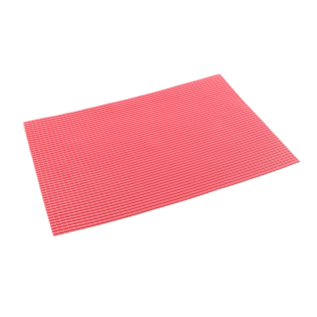 1/100 Scale Roof Tile Sheets Model Building Material PVC for Railway Layout Architecture