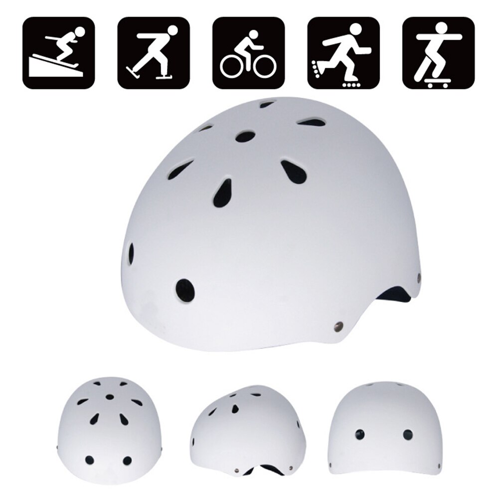 Kids Bike Helmet, Adjustable Multi-Sport Safety Cycling Skating Helmet for Toddler Boys Girls: White / 52-54cm