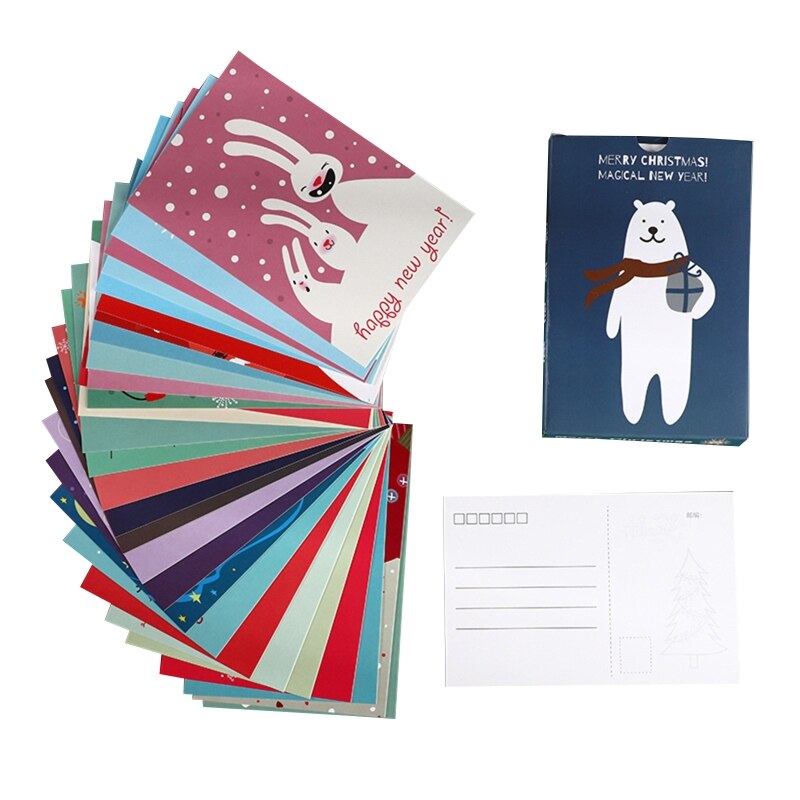 Christmas 3D Stereo Greeting Card AR Virtual Imaging Technology D08F: C