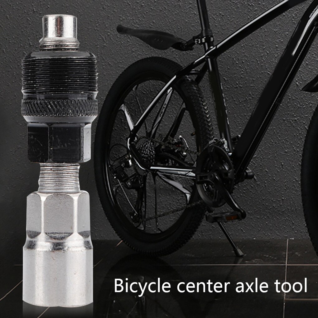 Bicycle Center Shaft Crank Remover Mountain Bike Cranks Bottom Bracket Wheel Pedal Removal Repair Tool