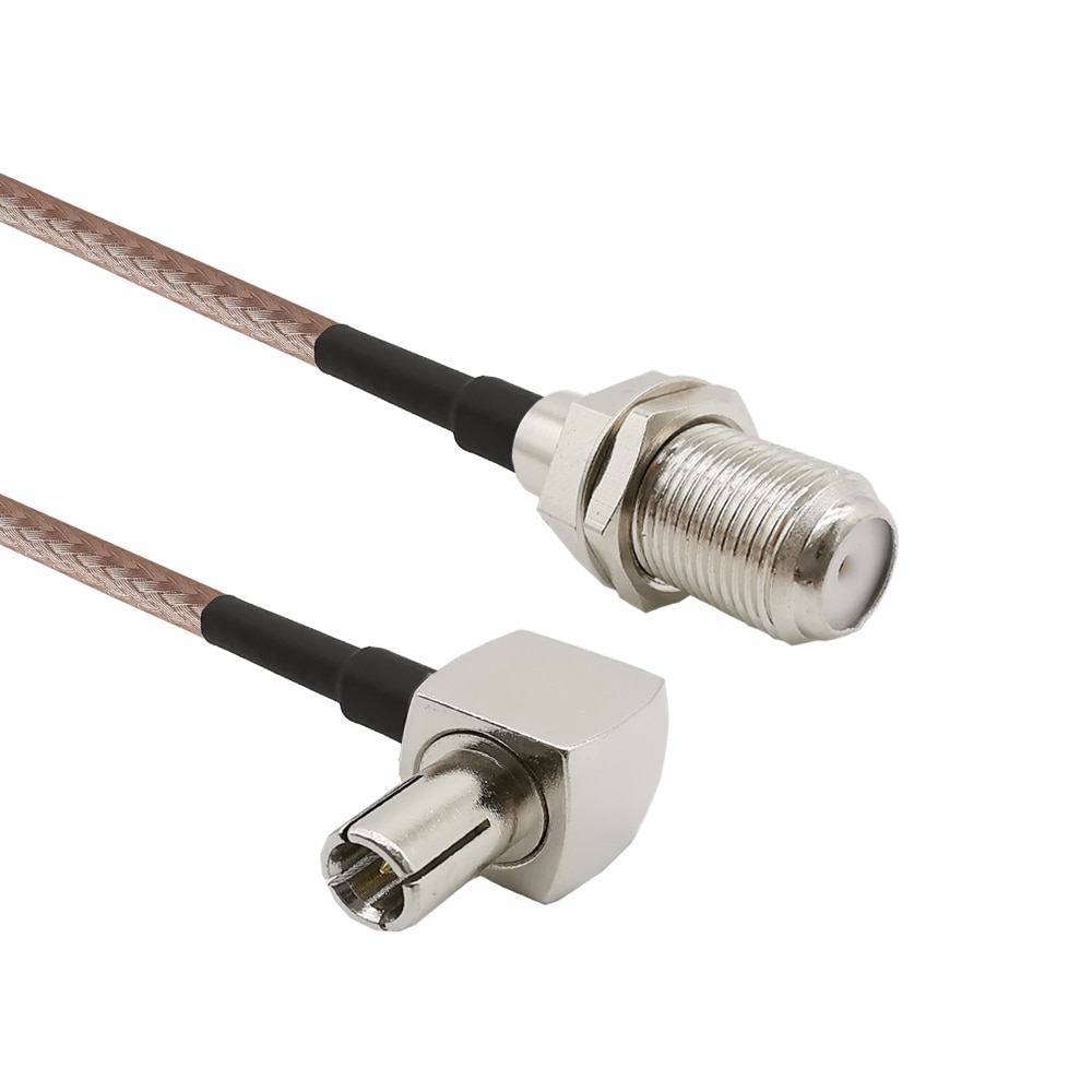 Câble d'extension prise femelle F vers prise mâle TS9, 15CM, 1 pièce