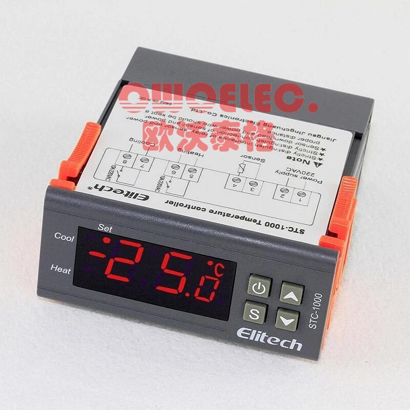 Elitech stc -1000 110v termostat temperaturkontroll inkubator akvarium kjølekjede