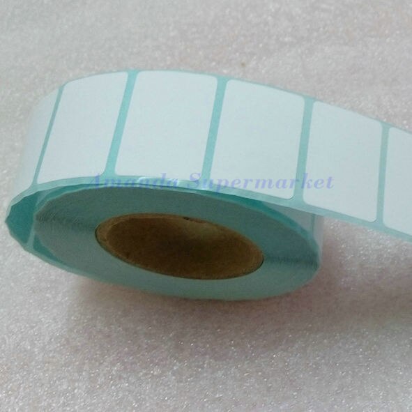 900 Pcs Label Sticker 35*25 mm 1.38"*0.98" Thermal Label Supermarket Price Blank Label Direct Print Waterproof