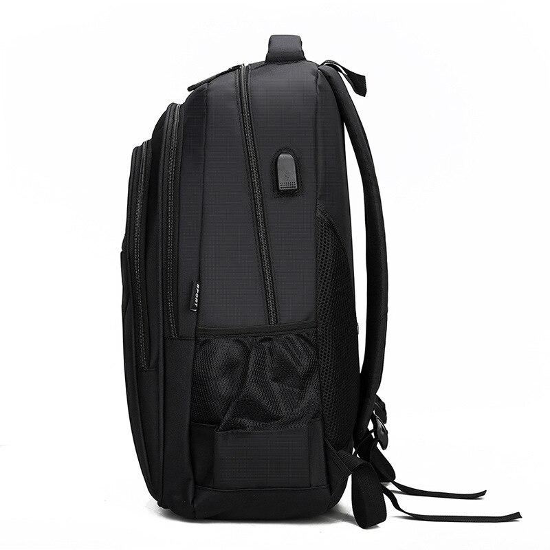 Mochila de gran capacidad de nailon para hombre, mochila resistente al agua para estudiantes universitarios, mochila de instituto, mochila para ordenador portátil de 15,6 pulgadas, Usb