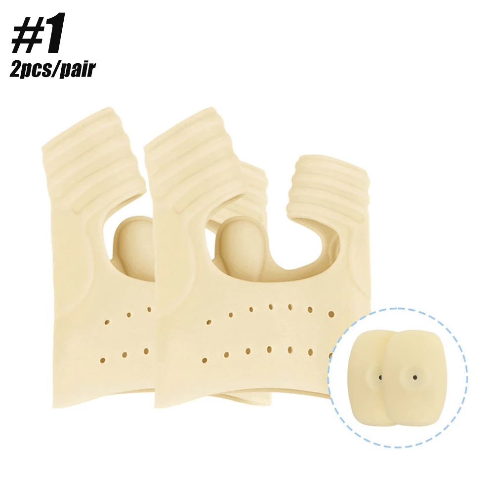 Ballen Korrektor, orthopädische Ballen Schiene Hallux Valgus Korrektoren Separator halb Socken Ballen Ärmel Zehengelenk Schutz Pad: Braun