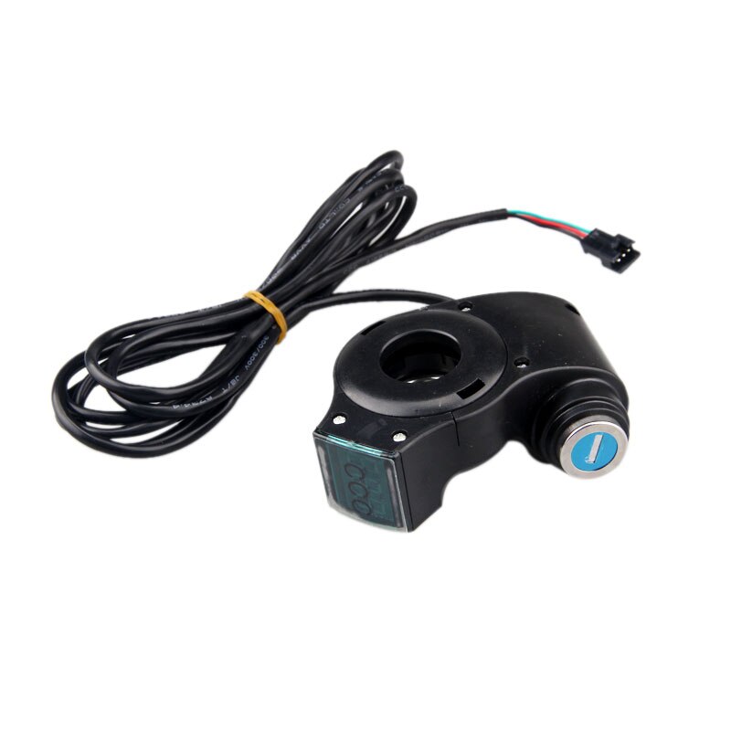 Scooter Led Digitale Display Batterij Voltage Indicator Met Slot/Sleutel Voor Elektrische Fiets Scooter