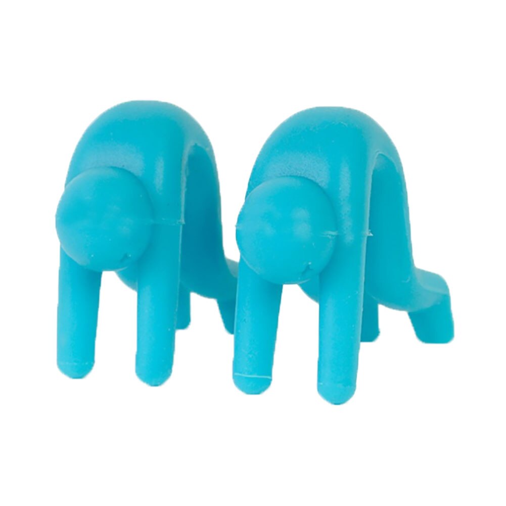 Soporte multifuncional de silicona para ollas, Kit universal de utensilios de cocina para el hogar, antidesbordamiento, para teléfono, 1 unidad: Blue