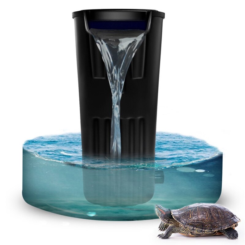 Aquarium schildpad laag water filterpomp aquarium hangende waterval filterpomp reptiel watercirculatie us plug
