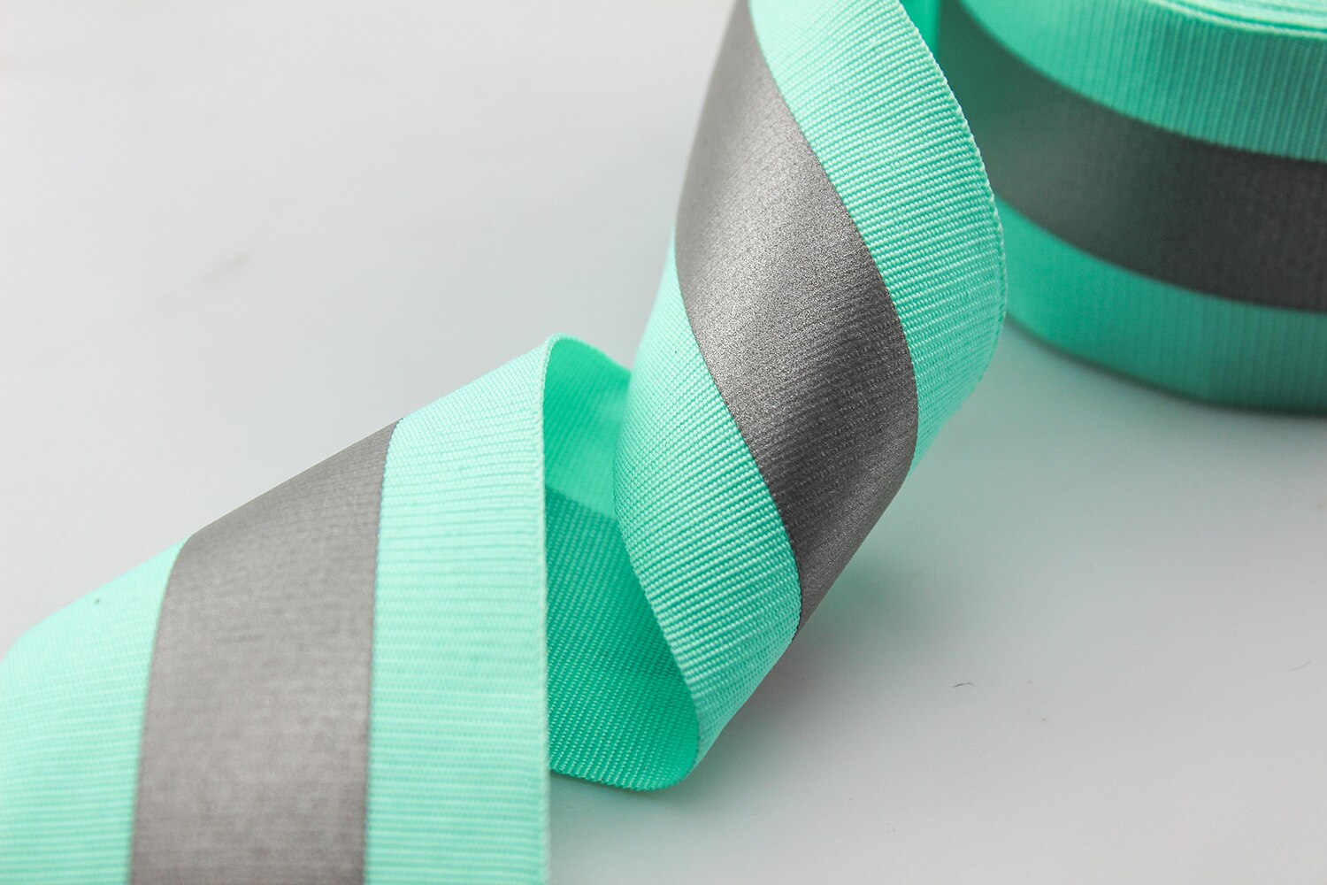 Sew On Silver Reflective Tape for Chothing Safety Fabric Webbing Trim Strip 5cm x 2cm x 2m