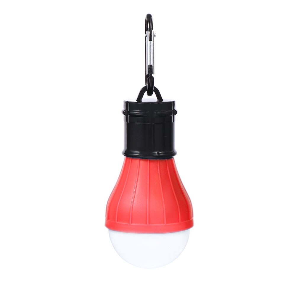 Mini bærbar lanterne telt lys 4 farver led pære nødlampe vandtæt hængekrog lommelygte til camping