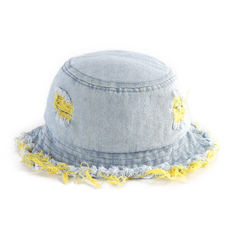 Kwastje Baby Hoed Lente Zomer Outdoor Baby Meisjes Jongens Kids Emmer Hoed Cowboy Kinderen Peuter Zon Strand Hoed: style 1