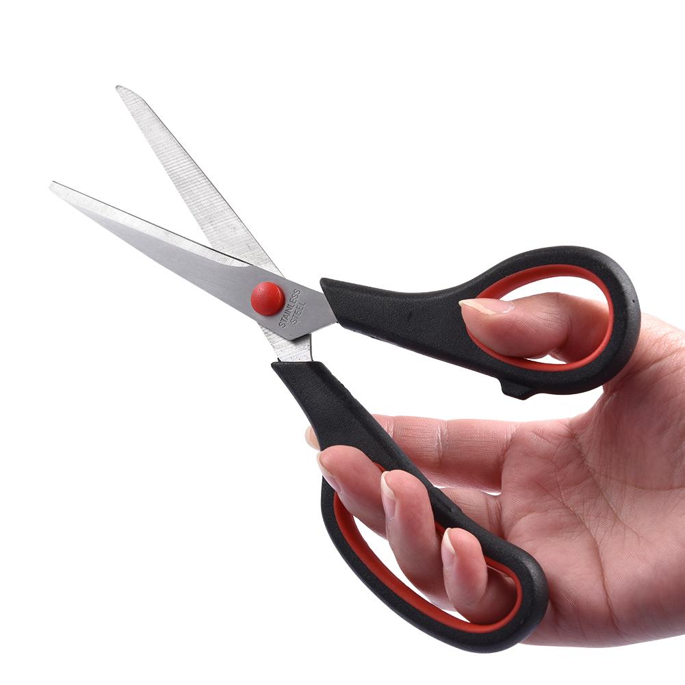 8 Inch Sewing Scissors Clothing Tailor's Scissors Stationery Office Scissor Soft Comfort Grip Handles Sharp Cuts Tool