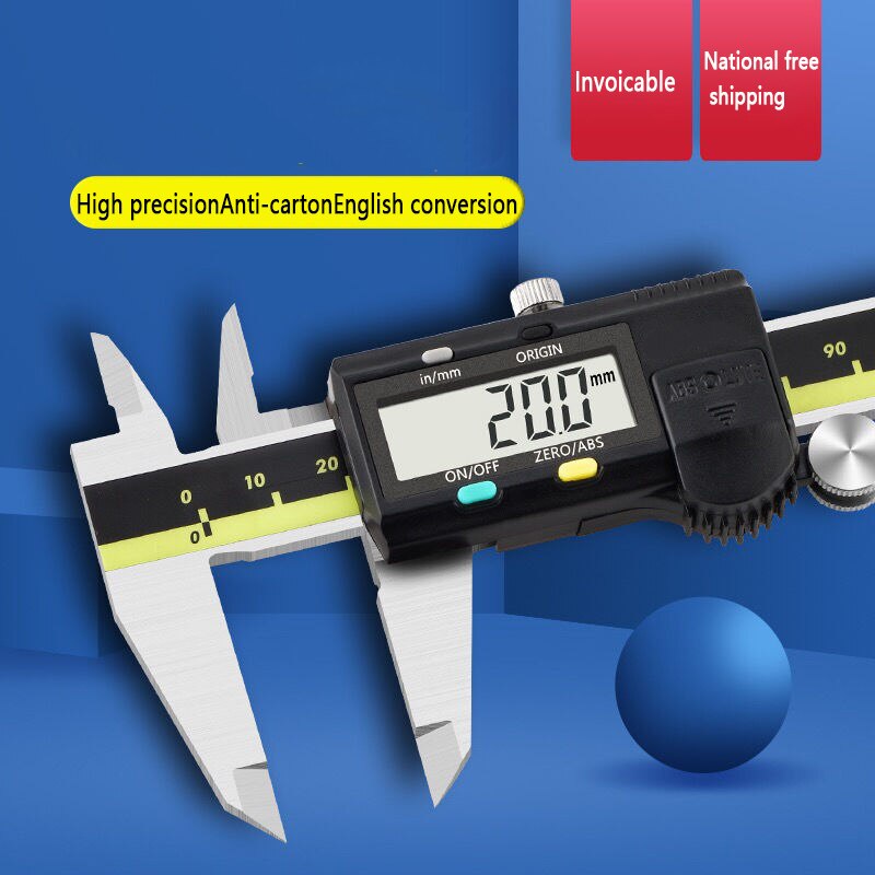 Digital Caliper 0-150 200mm High Precision Digital Vernier Caliper Genuine 500-196