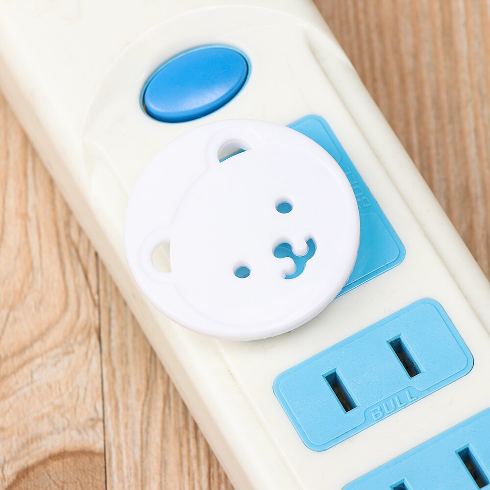 10 pièces bébé sécurité rotation européenne Standard couverture 2 trous rond électrique Protection enfants prise en plastique sécurité serrures accessoires