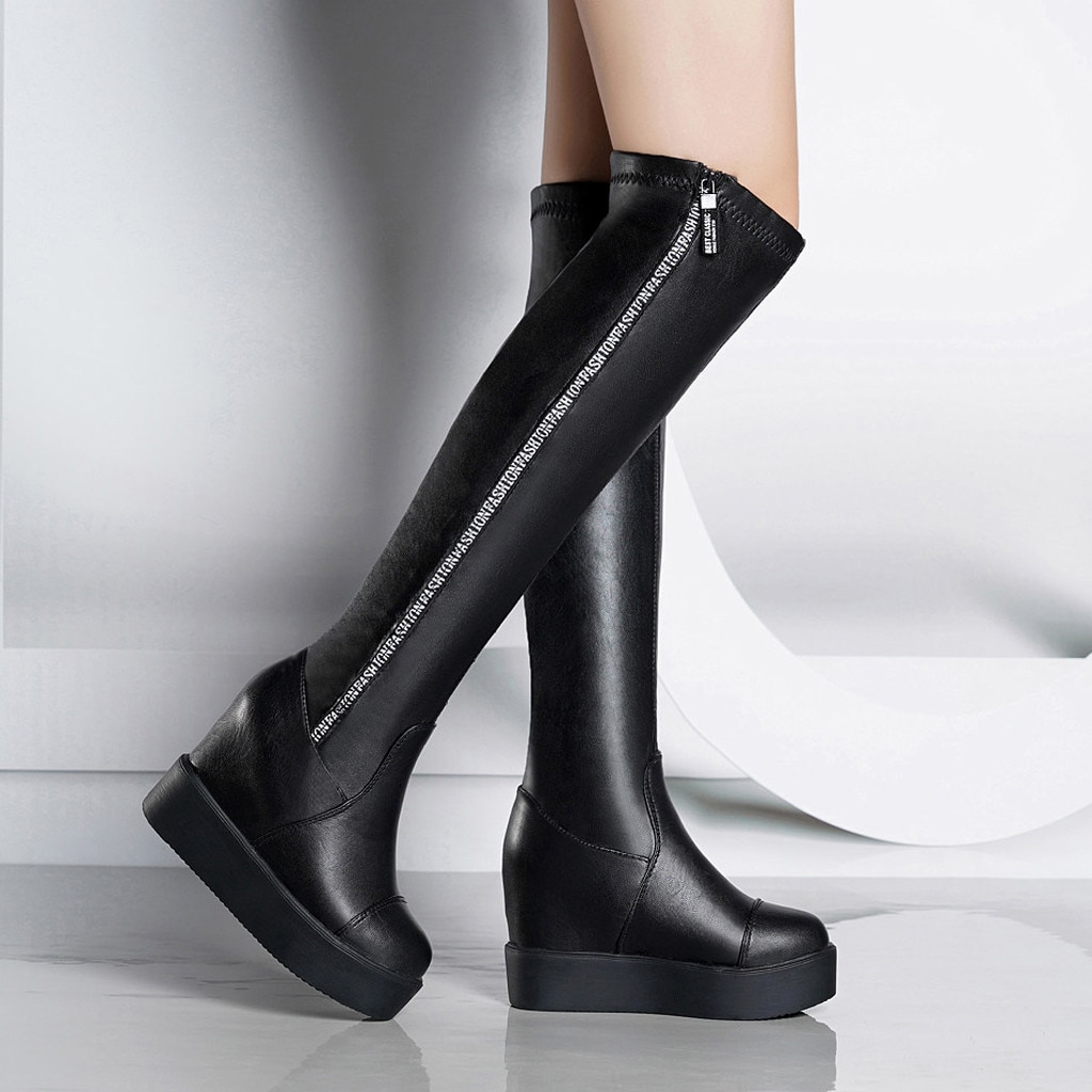 Vrouwen Hoge Bont Laarzen - Bellawebshop