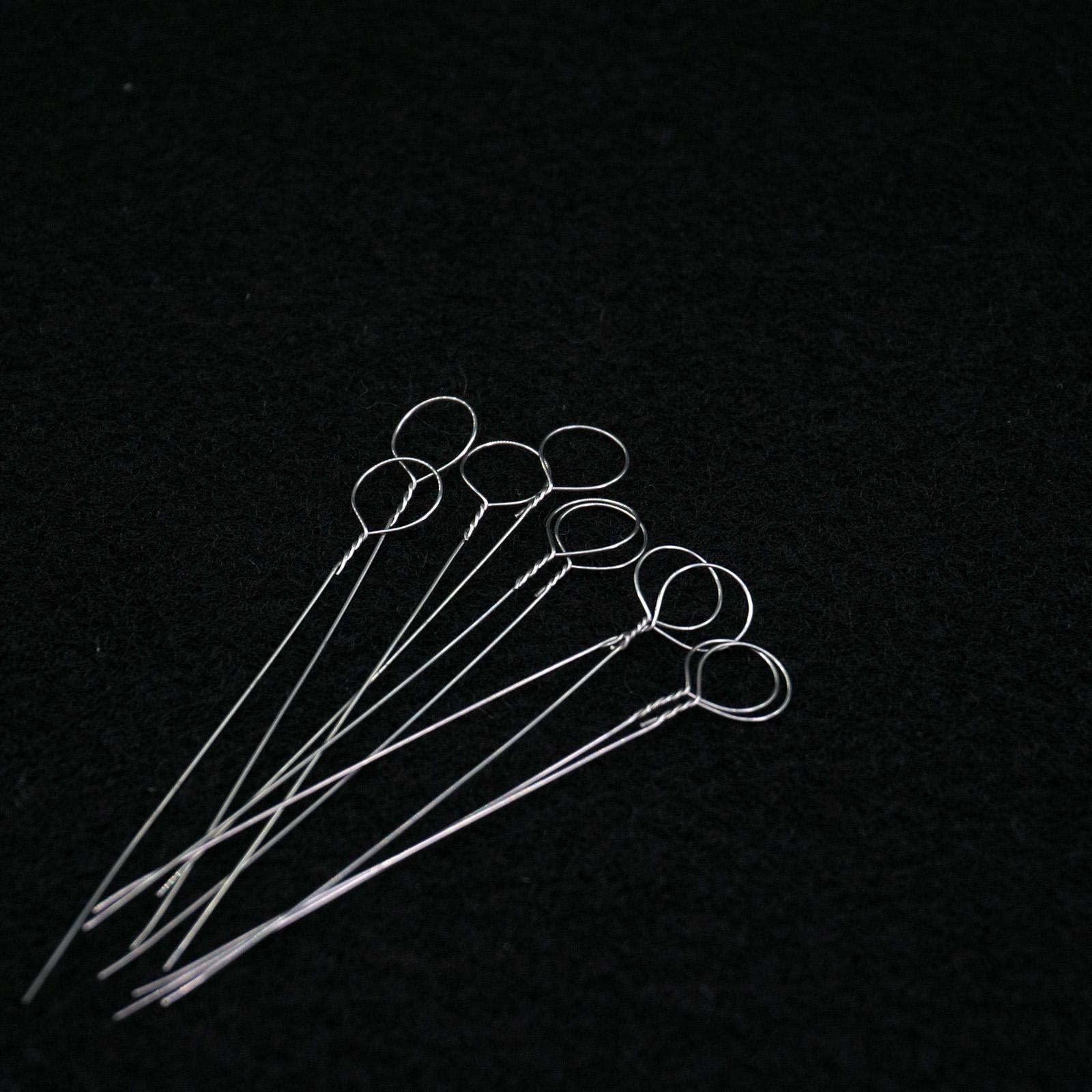 10PCS 5mm Diam Inoculation Loop Nichrome Wire Lab Bacteria Culture Microbiology
