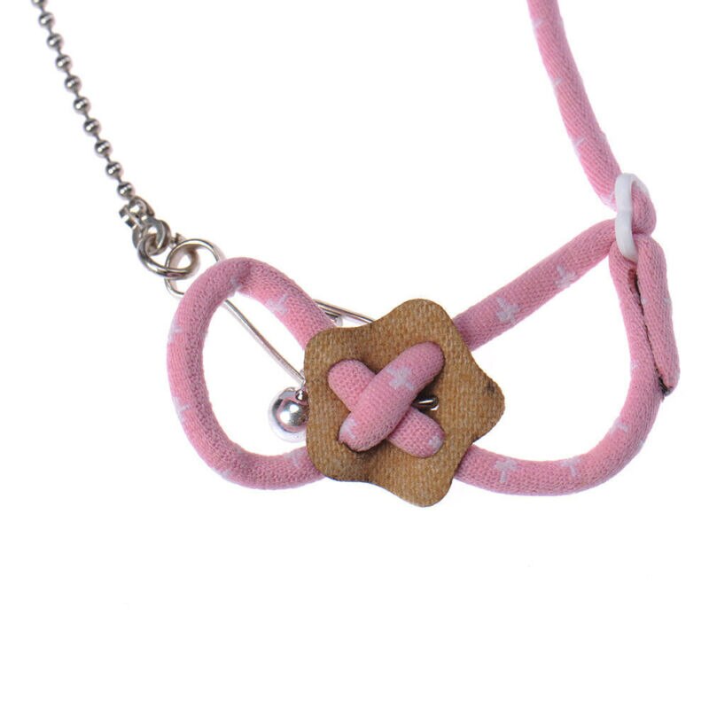 Regulowany chomik smycz szelki liny Myszoskoczek bawełna liny uprząż ze sznura kołnierz dla szczura mysz chomik klatka dla zwierzęcia smycz