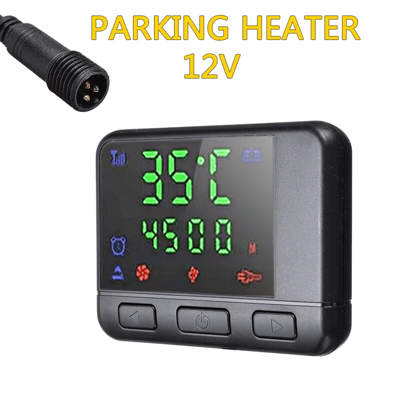 12V / 24V Universal-Controller-Monitor-Schalter mit Fernbedienung für  Auto-Luft-Diesel-Standheizung LCD-Display-Timing-Einstellung