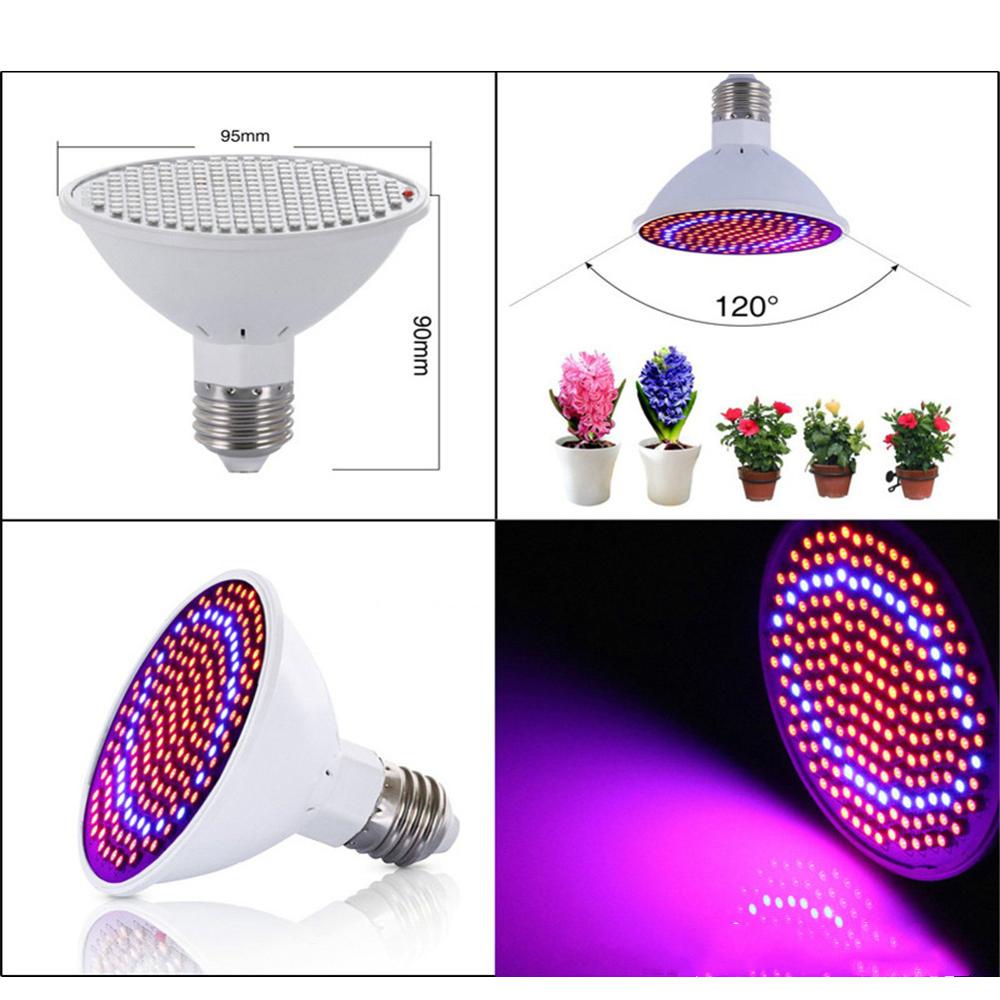 Full spectrum Plant Grow Led Light Bulbs Lamp lighting for Seeds hydro Flower Greenhouse Veg Indoor garden E27 phyto growbox