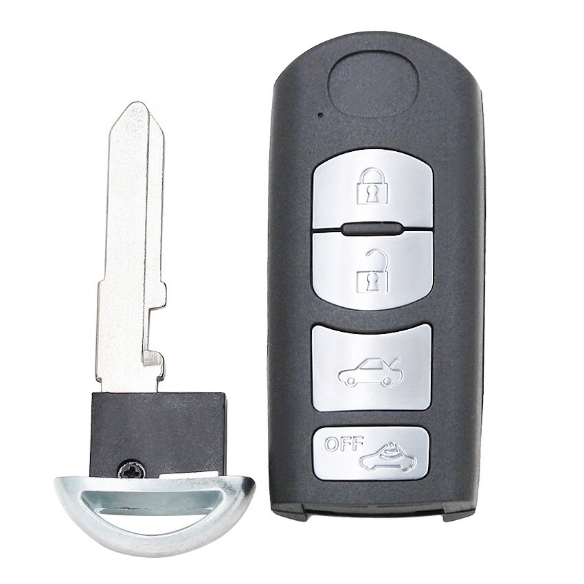 2+1 Button 3 Button 3+1 Button 4 Button Replacement Remote Key Shell Case Fob For Mazda 3 5 6 CX-7 CX-9 with insert key