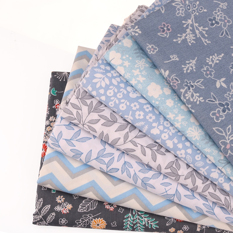 Nanchuang 7 stks/partij Bloemen Katoenen Stof Patchwork Textiel Voor DIY Handgemaakte Naaien Quilten Baby Kinderen Materialen 20x25cm