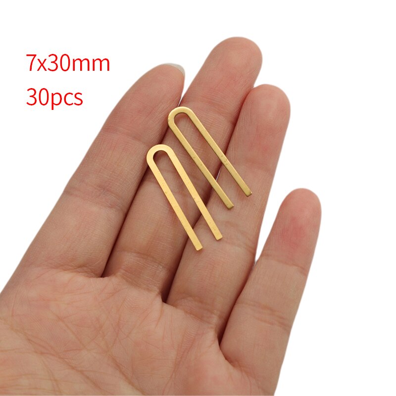 1 paczka surowego mosiądzu U kształt złącze Charms geometria Penadant kolczyk Charms dla DIY ocena biżuteria akcesoria do rękodzieła rzemiosło: style11