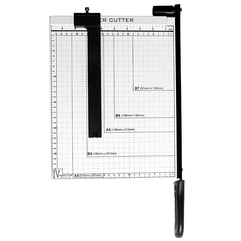 A4 papirkort trimmer guillotine fotoskærer til hjemmebrug / kontorbrug