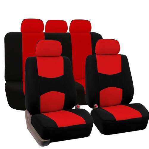 Funda para asiento de coche, accesorios, fundas de asientos de coche para kia Picanto Rio 3 4 rio k2 Sorento 2005 2007 soul: Rojo