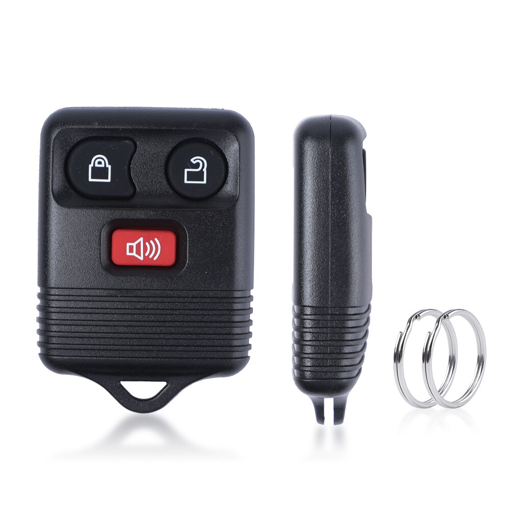 2 Stuks Keyless Entry Afstandsbediening Autosleutel Fob Clicker Stuurknuppel Auto Knop Afstandsbediening Auto Sleutel Voor Ford