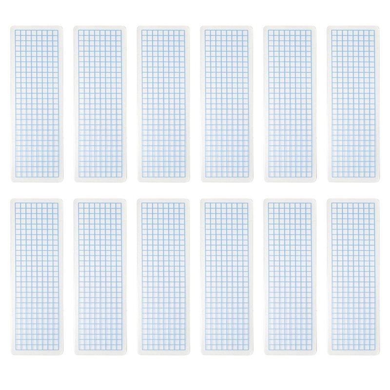 40Pcs Washi Cards Tape Sample Boards Washi Tape Boards Plastic Washi Cards: Sky-blue