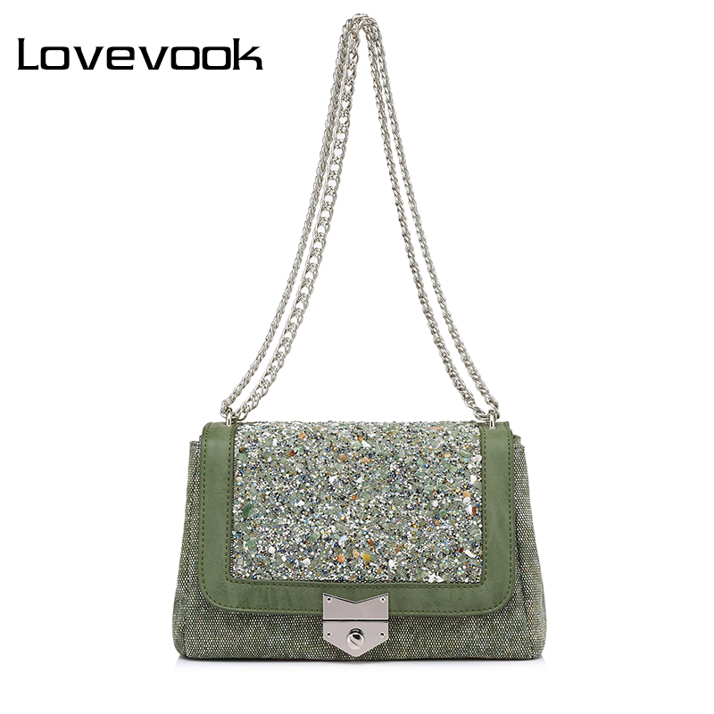 LOVEVOOK keten schoudertas vrouwelijke mode canvas handtassen vrouwen bekende merken messenger bags met diamanten