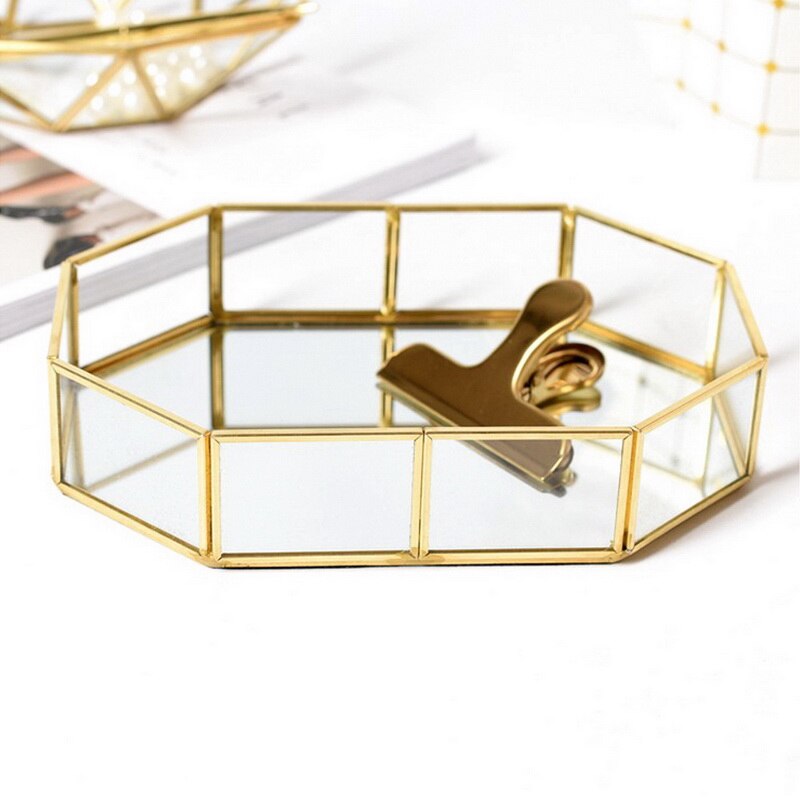 Makeup Organizer Storage Box Drill Polish Lipstick Nail Organizer Cosmetic Jewelry Box Holder Transparent Multiple Grid Acrylic