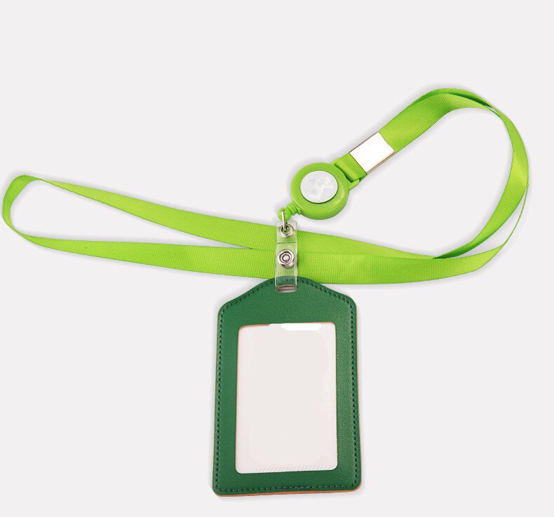 1 szt. Etui na karty kredytowe chowany smycz na szyję ID nazwa karty autobusowej odznaka klips na identyfikator