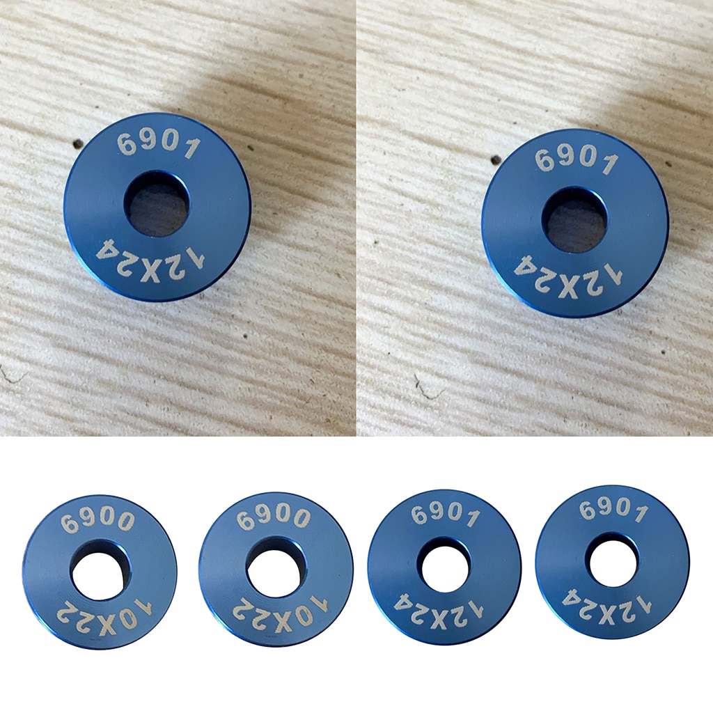 2pcs High Strength Bike Bearing Press Adapters Bottom Bracket Bearing Installation Spacer Pressing Drifts Nuts Point Hardware