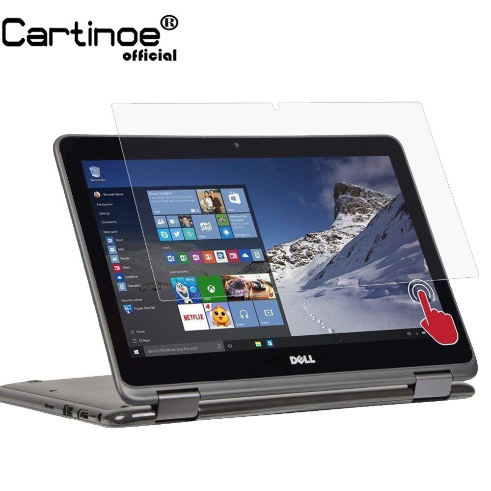 11.6 Inch Laptop Screen Protector For 16：9 Dell Inspiron 11 3000, I3168, HD Crystal Clear LCD Screen Guard Protective film 2pcs