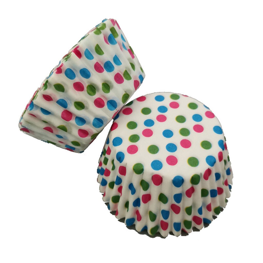 50/100 pièces 14 modèle cuisson Cupcake revêtements tasse papier Tuli cuisson emballage étui gâteau Muffin tasse boîte gâteau outil Cupcake pour la cuisine: F 100PCS