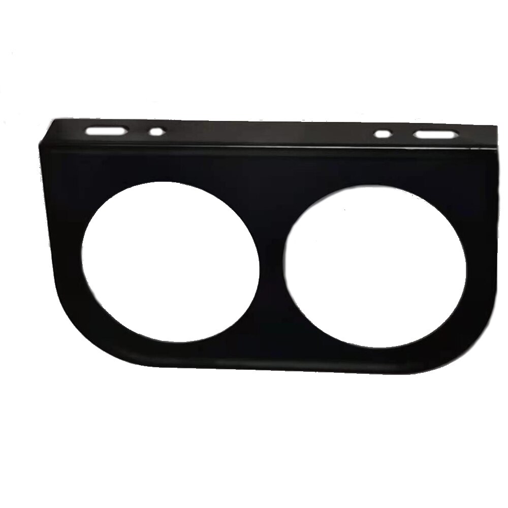 52MM Universal One/Two/Three Auto Modified Meter Cup Black, Car Gauge Holder for 2-Inch Triple /Double/ Single Hole Meter Chrome: Double Black