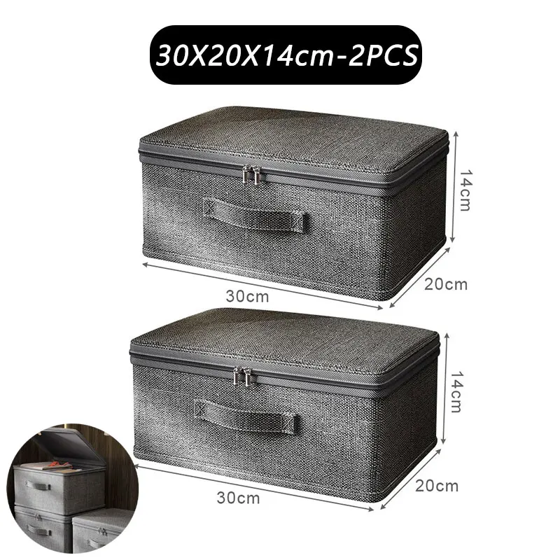 Boîte de rangement pour vêtements avec fermeture éclair, sac de rangement pliable de grande capacité pour vêtements et couettes, organisateur de garde-robe, boîte de rangement pour sous-vêtements: green