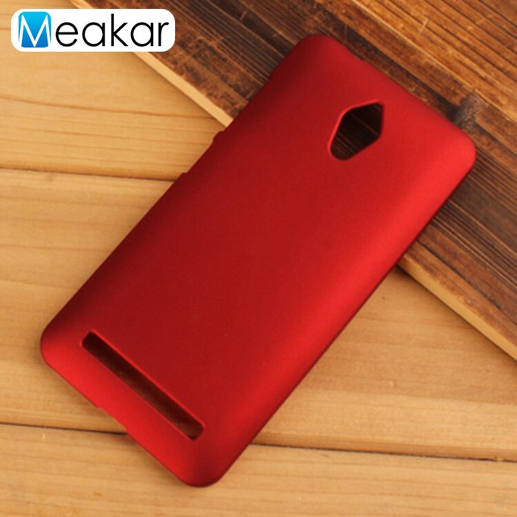 Matte Plastic Coque Cover 5.0For Asus Zenfone Gaan Zc500Tg Case Voor Asus Zenfone Gaan Zc500Tg Telefoon Terug Coque Cover Case: red