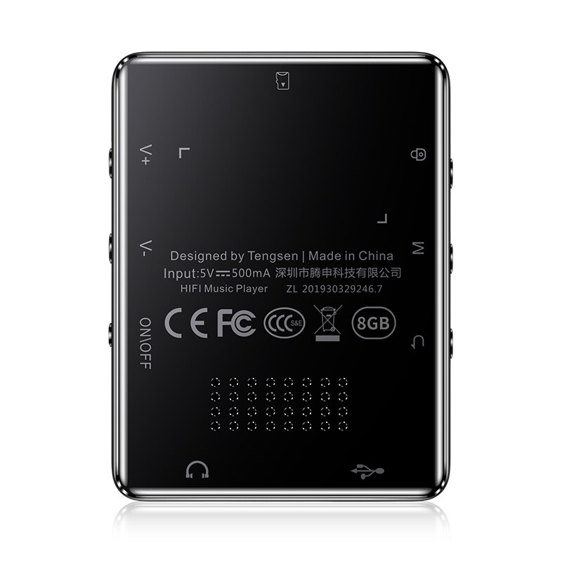 Original touch full screen Bluetooth 5.0 mp3 player Metal with built-in speaker, e-book recording FM radio