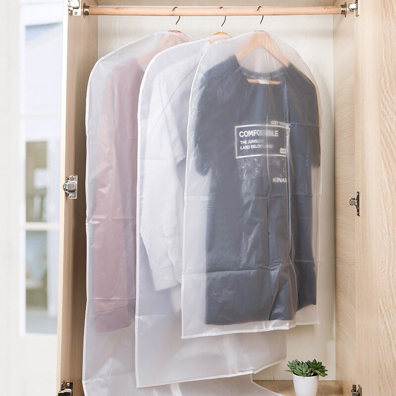 Opknoping Vacuüm Kleding Opbergzakken Opvouwbare Transparante Kast Organisator Opbergtas Kleding Stofdicht Opbergtas: M