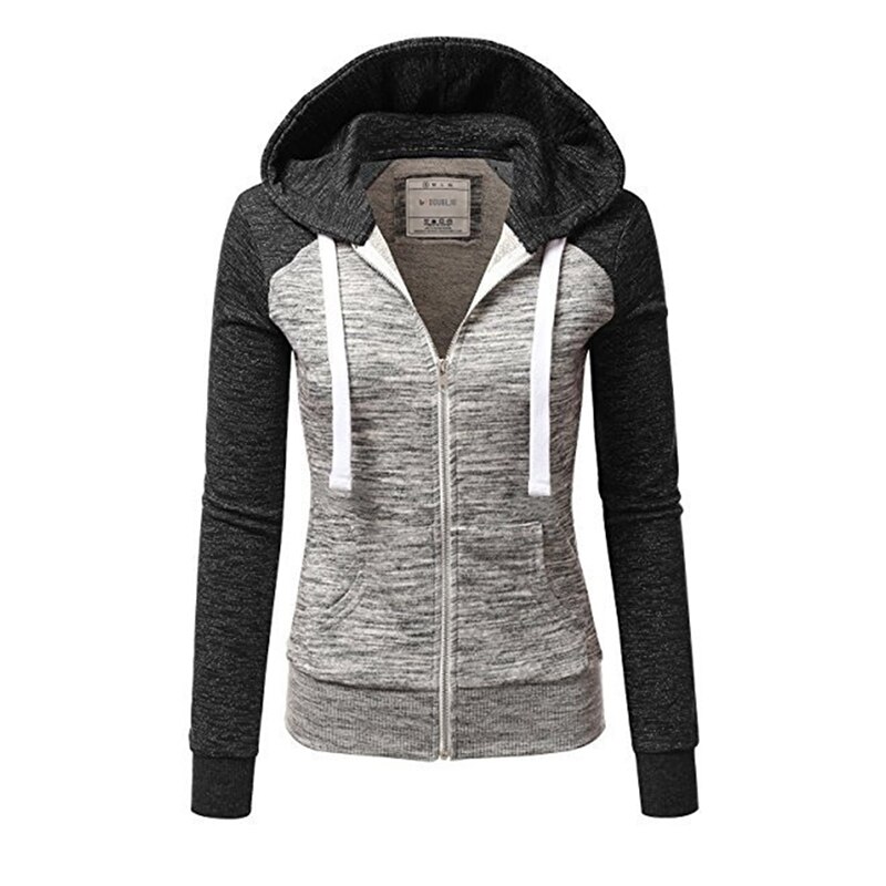 Quick-dry Women Sport Jacket Long-sleeved Running Gym Sweatshirt Fitness Zipper Jacket Outerwear